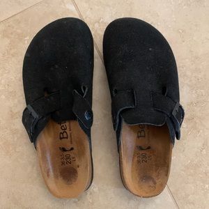 Betula Birkenstock Black Clogs Size 5